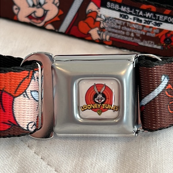 Buckle Down Kids Elmer Fudd Seatbelt Belt NWT - Picture 6 of 8